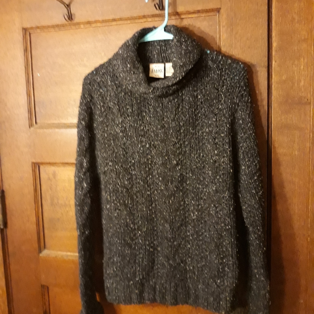 B. Moss Clothing Company Silk & Wool Sweater L